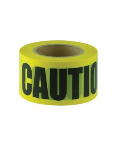 Barricade Tape Caution Black on Yellow
