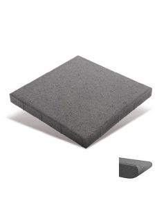 QUADRO SMOOTH BULLNOSE CHARCOAL 400*400*40 MM
