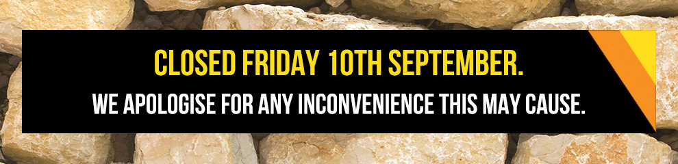 Materials in the Raw is closed Friday 10th September